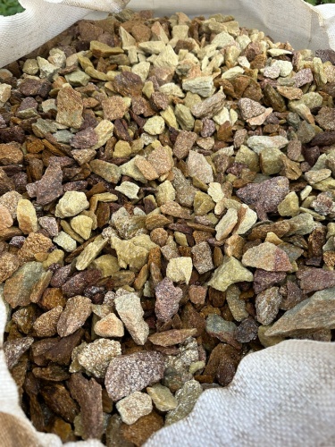 Златолит персиковый декоративная каменная крошка купить в Сахалинской области