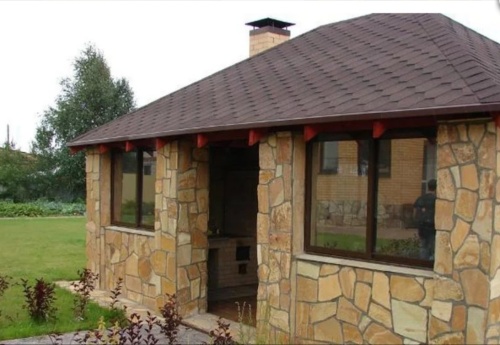 Плитняк златолит жёлтый золотистый для фасада 1,5-3см купить в Сахалинской области