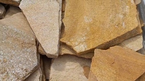 Плитняк златолит жёлтый для цоколя купить в Сахалинской области