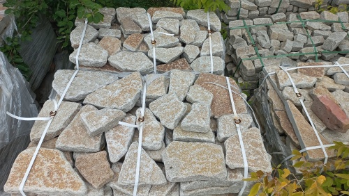 Гранитный плитняк галтованный для парковки купить в Сахалинской области