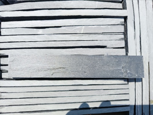 Плитка чёрная из натурального камня фасадная 30 см * 5 см, толщина 7 мм -30 мм купить в Сахалинской области